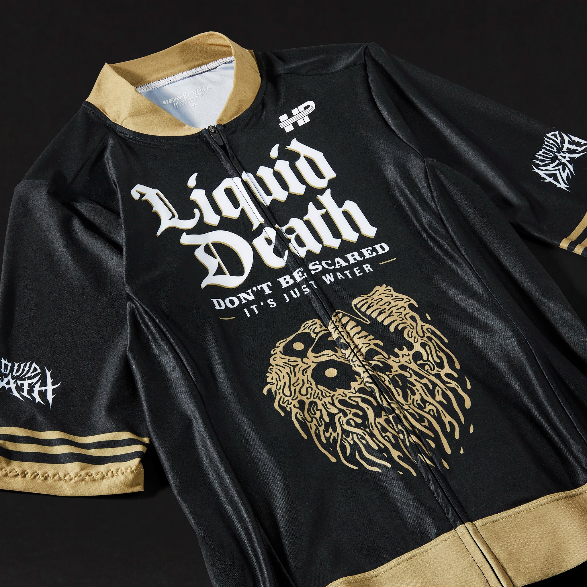 Heavy Pedal x Liquid Death Men's Cycling Jersey - Image 3