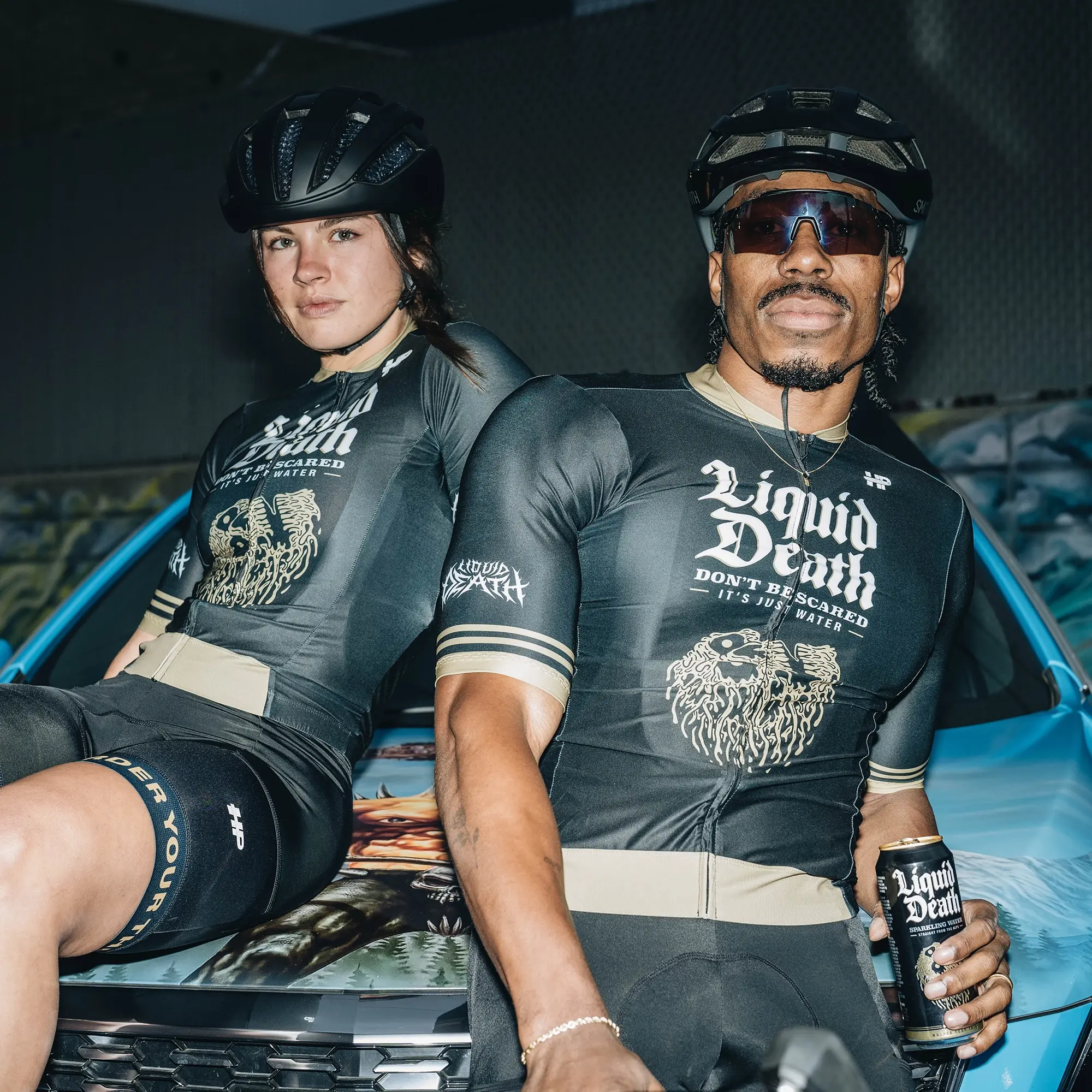 Heavy Pedal x Liquid Death Men's Cycling Jersey - Image 6