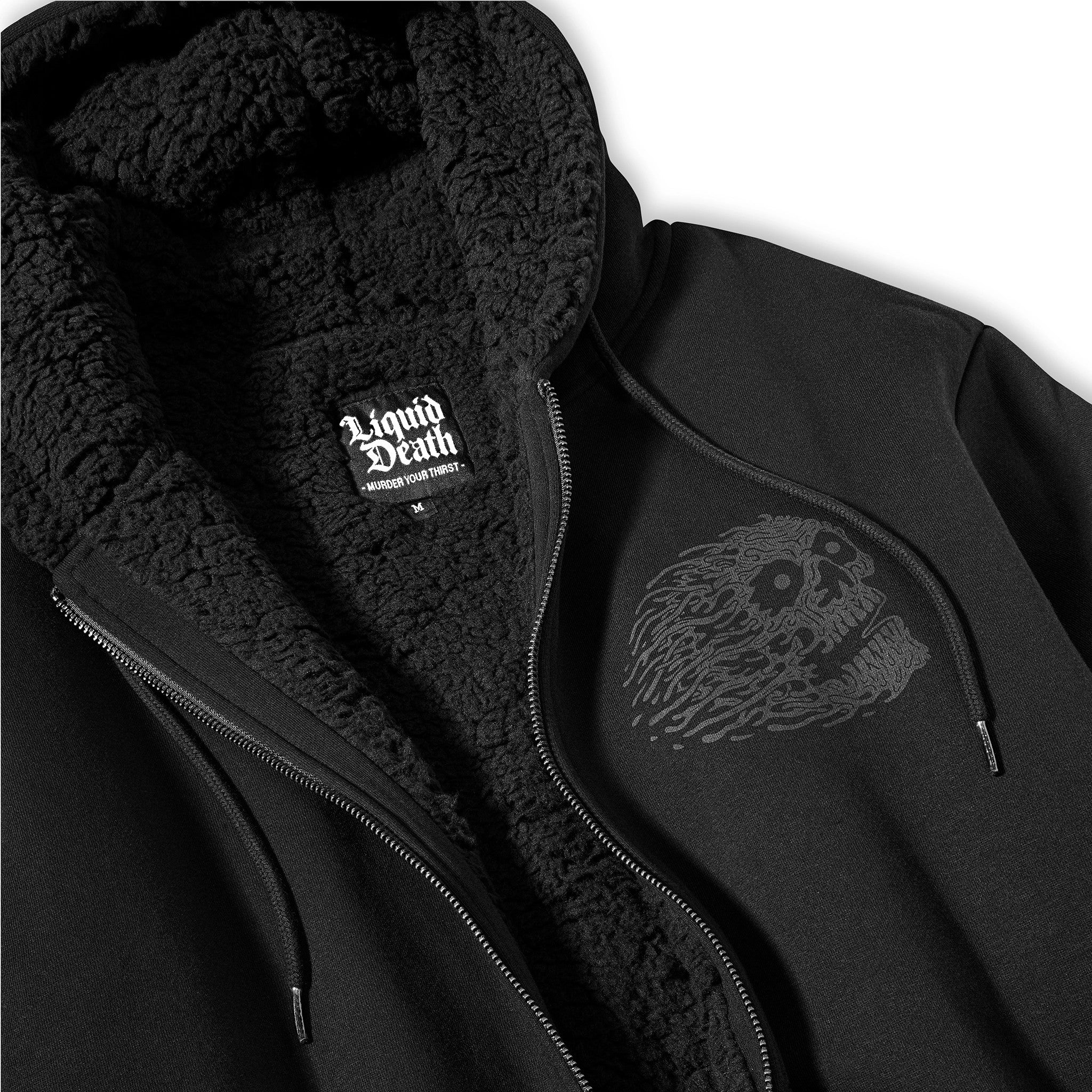 Instant Death Sherpa Hoodie - Image 3