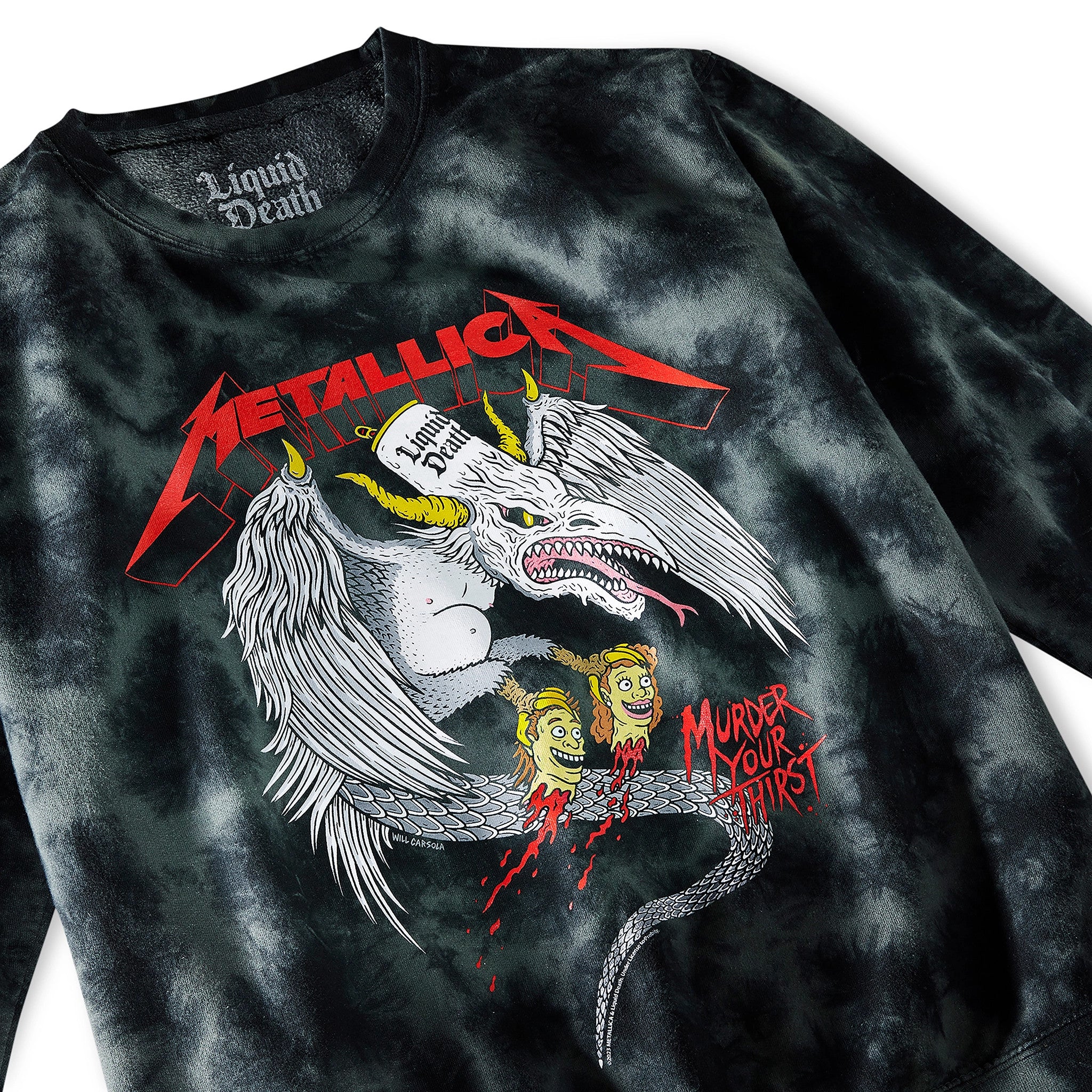 Liquid Death x Metallica Tour Sweatshirt - Image 3