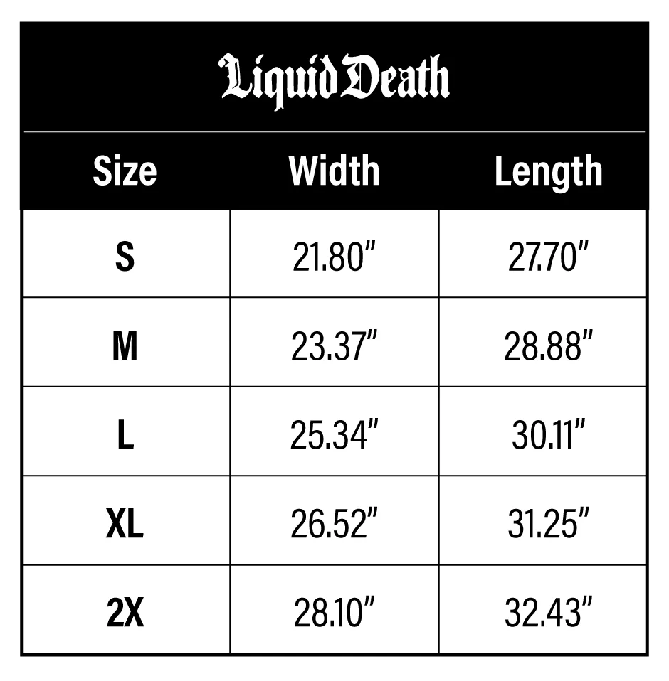 Liquid Death x Metallica Tour Sweatshirt - Image 5