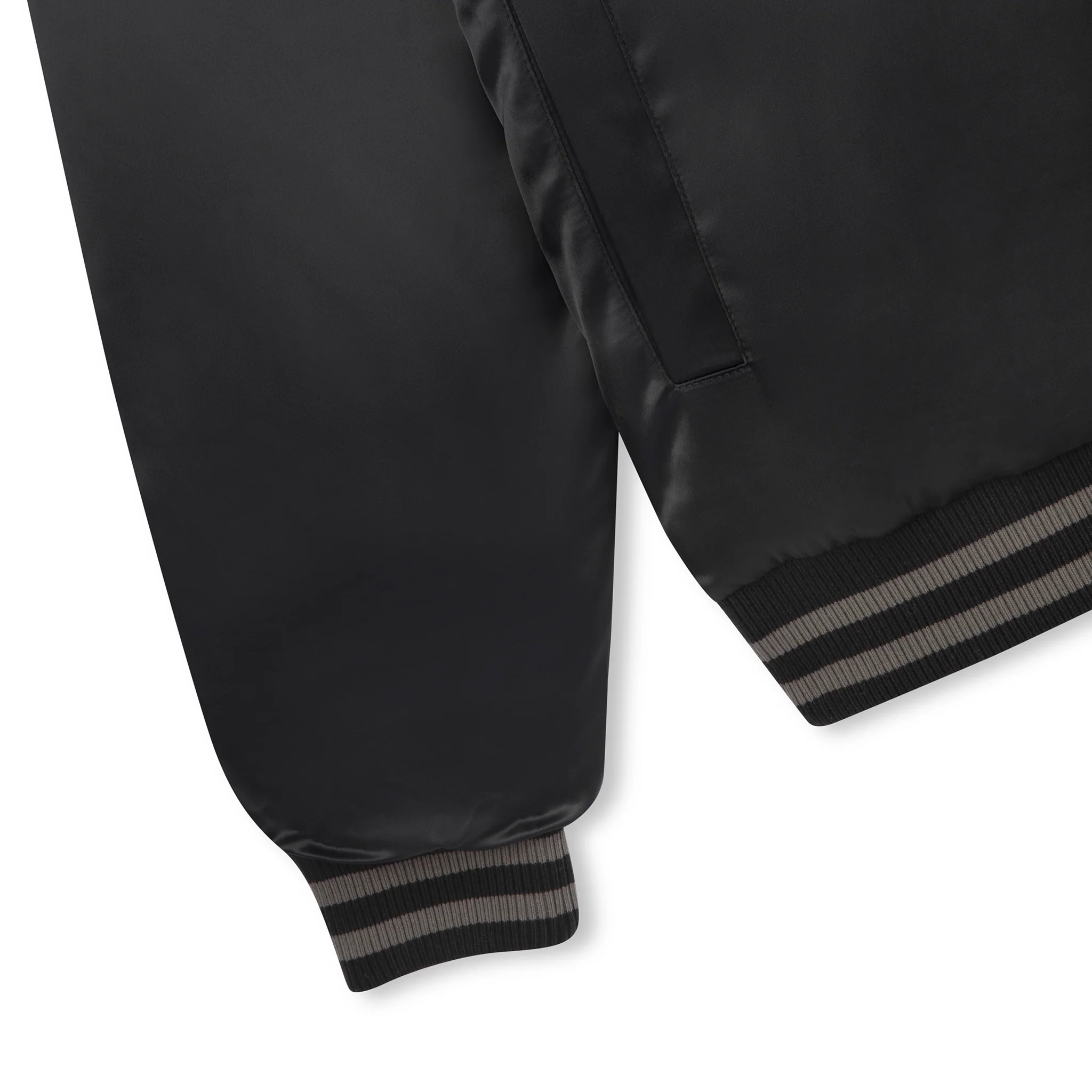 Team Death Satin Bomber Jacket - Image 5